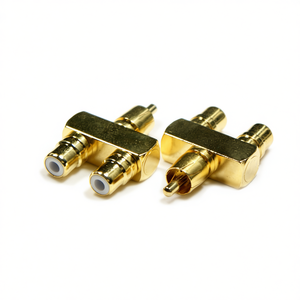Rca Mono To Dual Rca <b>Stereo</b> Signal Splitter 3.5mm Audio Adapter For Car <b>Stereo</b> <b>Systems</b> - Product Image 2