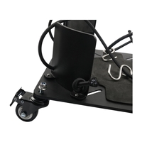 Stabilisateur de réservoir de propane robuste et réglable à prix d'usine avec roues de 2 pouces pour le camping en plein air