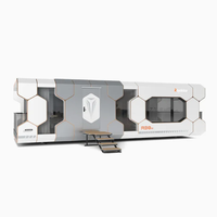 Conteneur Portable Extensible Pliable Capsule Spatiale R38 Bureau Hôtel Chalet Module de Camping de Luxe Chambre Mobile Étanche
