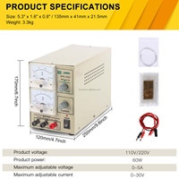 Alimentation électrique pour électrolyse Boasta pour plaqué or, plaqué argent, plaqué rhodium, machine d'électrolyse de bijoux