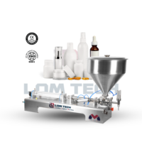 Dispenser pasta Semi otomatis kustom-pengisi viskositas tinggi LOM untuk selai, krim, Losion & madu