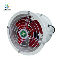 Ventilateur d'extraction axial industriel électrique à grand volume d'air, personnalisable OEM/ODM, 4KW
