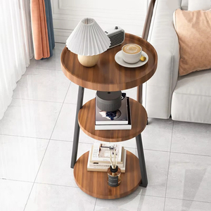 <span class=keywords><strong>Tavolino</strong></span> a tre strati per balcone domestico divano lato appartamento dormitorio Hotel <span class=keywords><strong>tavolino</strong></span> d'angolo - Product Image 4