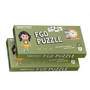 FGD Puzzle Figure Puzzle Gift <b>Box</b> Puzzle Set Kids Educational <b>Toy</b> Ground Discrimination Tool Visual Processing Skill <b>Toy</b> - Product Image 1