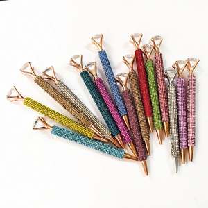 Bolígrafo de Metal con Diamantes Grandes y Cristales, Giratorio, con Cubierta Completa de Diamantes, Hermoso Regalo para Chicas - Product Image 2