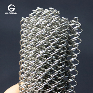 ספק מקצועי נירוסטה חוט chainlink רשת רשת דקורטיביים גיליון מותאם אישית oem אח מסך גן ריתוך - Product Image 1