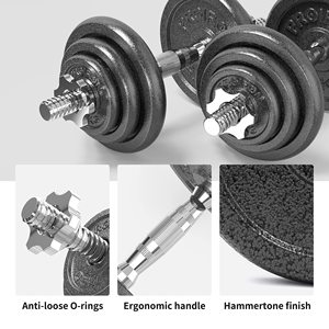 <span class=keywords><strong>PROIRON</strong></span> <span class=keywords><strong>20kg</strong></span> personalizado de hierro fundido ajustable conjunto de <span class=keywords><strong>mancuernas</strong></span> ideal para culturismo Fitness levantamiento de pesas entrenamiento gimnasio en casa - Product Image 3