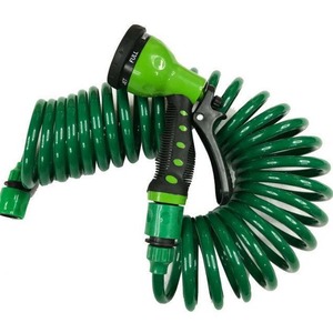 QG <b>EVA</b> Spring Water Hose 7.5M Green Telescopic Garden Hose Set High Pressure Car Wash - Product Image 1