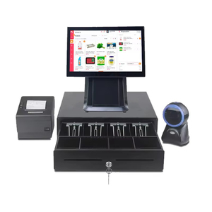 Terminal de caisse tactile tout-en-un 15,6 pouces avec écran tactile, caisse enregistreuse, dispositif de facturation EPOS, système de point de vente NFC RFID - Product Image 1