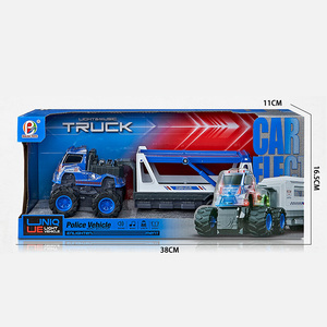 Vente directe d'usine Kids City Vehicle Friction Powered Police Patrol Car Toy avec lumières Sirènes et sons Music Story - Product Image 6