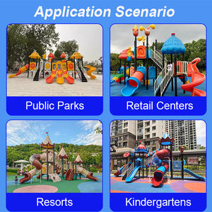 Glissières en plastique durables <span class=keywords><strong>de</strong></span> <span class=keywords><strong>terrain</strong></span> <span class=keywords><strong>de</strong></span> jeu, grand équipement extérieur d'amusement pour le parc et la zone urbaine <span class=keywords><strong>de</strong></span> loisirs - Product Image 6