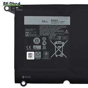 Batterie d'ordinateur portable de haute qualité 56Wh 7.4V 90V7W pour Dell XPS 13-9350-D1608 XPS 13D-9343 90V7W JD25G DIN02 5K9CP 0N7T6 0DRRP <span class=keywords><strong>P54G</strong></span> - Product Image 5