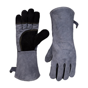 <span class=keywords><strong>Gants</strong></span> imperméables résistants à la chaleur <span class=keywords><strong>pour</strong></span> <span class=keywords><strong>barbecue</strong></span> et cheminée, en cuir <span class=keywords><strong>de</strong></span> vache épais, avec doublure en coton, <span class=keywords><strong>protection</strong></span> des doigts et <span class=keywords><strong>de</strong></span> la paume - Product Image 1
