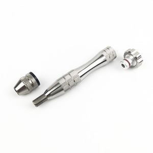 Precision <b>Hand</b> <b>Drill</b> 123mm Alloy Steel Manual Diamond <b>Drill</b> For Figurines Gundam Models Collectibles Art DIY Tool - Product Image 1