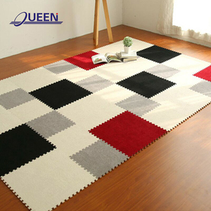 Thảm <span class=keywords><strong>X</strong></span>ếp Hình Cọc Thân Thiện Với Môi Trường LINYIQUEEN Cho Sàn Alfombra De Goma Eva Gói Vuông Hiện Đại Nhiều Màu - Product Image 6