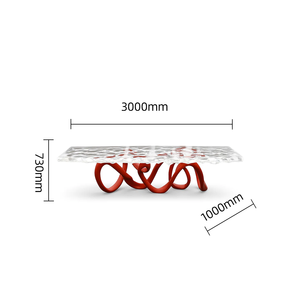 Jingyue Tùy Chỉnh Trong Suốt Sang Trọng Nhựa Thanh Lịch Bảng Thủ Công Đồ Nội Thất Cho Thương Mại Không Gian Khách Sạn Phòng Khách - Product Image 5