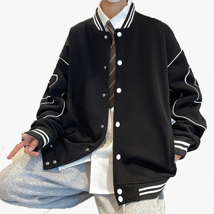 Teen New Style Student Baseball Jacket Coat Men Autumn Winter <b>Cardigan</b> Fleece Thickened Jacket Sport Top Coat - Product Image 6