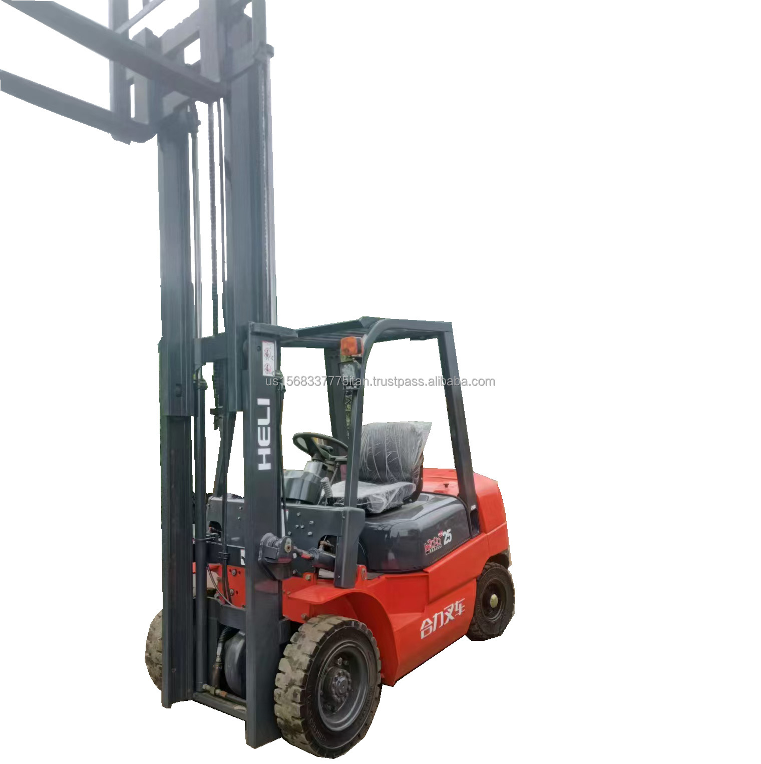 Diesel Operated 4 Wheel Drive Heli Forklift 2T 3T 4T 5T Capacity Material Handling Equipment Used Excavators