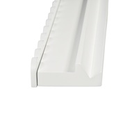 Présentoir de jeu en bois décoratif magnétique à bords festonnés pour Mahjong, en bois blanc peint de 19 pouces