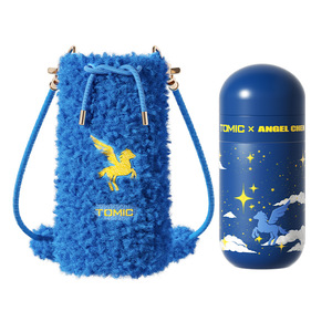 Tomic X Amelie Pure Titanium Egg Cup 260Ml Insulated Portable Travel Mug With <b>Tea</b> Strainer Screw Cap - Product Image 5