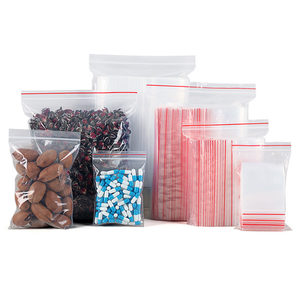 Bolsas de Plástico Transparentes con Cierre para Alimentos, Bolsas de Plástico Seguras para Alimentos para Empacar Bocadillos, Café, Nueces y Polvos - Product Image 3