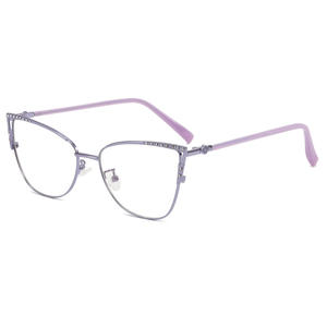 卸売ファッション金属光学メガネフレーム男性と女性の中立近視眼鏡メーカー直接 - Product Image 5