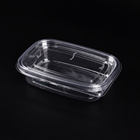 Boîte à gâteaux transparente PET Récipients alimentaires jetables personnalisés Récipient rectangulaire hermétique pour le stockage des aliments pour gâteau Tiramisu