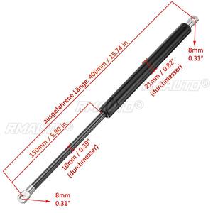 2 pièces vérins à gaz 300-600mm 300N pour capot, coffre, hayon, barre de support de levage, ressort à gaz pour bus, camion, bateau, fenêtre - Product Image 6