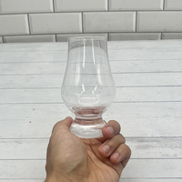 Hoogwaardig trendy 180ml helder whiskyglas, food grade, op maat verpakt voor wijn, likeur, dranken, cadeau, huisdecoratie