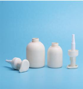 Bouteilles rondes en HDPE de 250 ml/400 ml pour <span class=keywords><strong>shampoing</strong></span> pour bébé, après-<span class=keywords><strong>shampoing</strong></span> et gel douche, vides, avec pompe à pression personnalisée, finition mate - Product Image 5