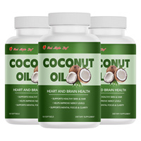 Gélules d'huile de coco haute résistance, complément MCT pour l'énergie et la nutrition de la peau