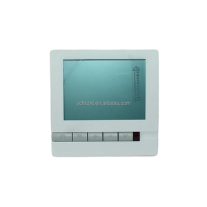 Termostat oda sıcaklık kontrolü programlanabilir LCD ekran yüksek kaliteli ev kullanımı 0.1 hassas OEM ODM AC <span class=keywords><strong>3</strong></span>-speed Motor Fan - Product Image 3