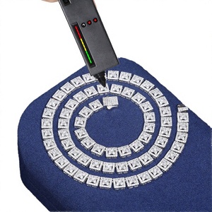 Cadena de eslabones cruzados de moissanita chapada en plata S925 de 8 mm, hecha a mano, para hombre, estilo hip hop, joyería de moda para raperos, hecha en India - Product Image 2