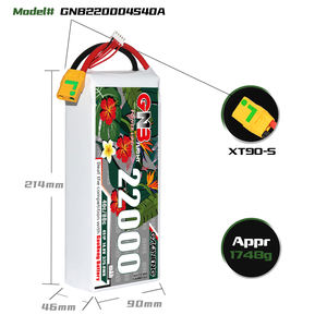 GAONENG GNB 14,8 V 22000mAh 22AH 40C 80C XT90S RC LiPo batería Gran Escala Drone agricultura Quadcopter UAV gran FPV camión carrera - Product Image 3