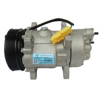 Compresor de Aire Acondicionado para Automóvil SD6V12 1437 1460 699358 para Peugeot 206 307 406 607 806 6453KW 6453LA 9639078280 9659230880 9682930280