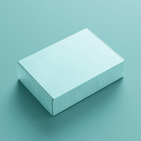 Caja de cartón impresa en color grande del fabricante Caja de ropa de correo Cajas de envío personalizadas corrugadas con embalaje de logotipo