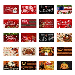 Bandiere Stampate su Due Lati di Alta Qualità Personalizzabili per Ringraziamento, Halloween, Natale, Bandiere su Misura per Decorazioni Esterne - Product Image 1