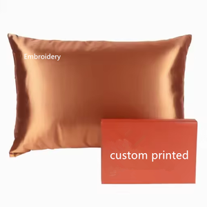 100% Mulberry <span class=keywords><strong>Silk</strong></span> Kissen bezug 22mm Luxus Seide Kissen bezüge mit Geschenk box Queen Size - Product Image 4