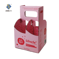 Benutzer definierte Getränke verpackung 4er Pack 6er Pack Top Karton Bierdose Träger halter Box