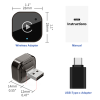 Adaptador Inalámbrico 2 en 1 para CarPlay y Android Auto KA05 |   Mini Dongle USB-C con Baja Latencia, Compatibilidad Universal con Automóviles