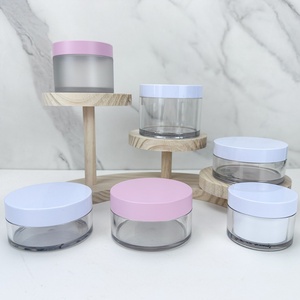 PET 10g 30g 50g 100g 150g 200g 250g Wide Mouth Thick Wall Frosted Eye Face Body Cream Cosmetic Container Plastic Jar Packaging - Product Image 1