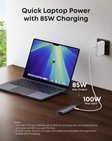 Hub USB C Anker, adaptateur USB multiport 7-en-1 pour ordinateurs portables, répartiteur USB C vers HDMI 4K60Hz, alimentation maximale 85W