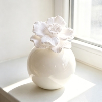 Vente en gros de diffuseurs d'huiles essentielles en céramique et porcelaine, flacon de 100 ml, aromathérapie, fleurs, parfum d'ambiance pour la maison