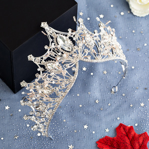 Vendite dirette in fabbrica <span class=keywords><strong>sposa</strong></span> e ragazza per bambini principessa corona di cristallo <span class=keywords><strong>accessori</strong></span> per <span class=keywords><strong>capelli</strong></span> da <span class=keywords><strong>sposa</strong></span> copricapo - Product Image 4
