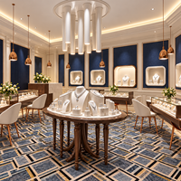 Mobilier de showroom pour bijouterie en gros, conception intérieure personnalisée pour magasin de détail et vitrine de présentation de bijoux pour bijouterie