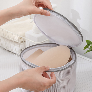 Borsa all'ingrosso della biancheria intima della maglia del poliestere della borsa grande maglia del reggiseno di lavaggio della rete di vestiti borsa su misura della maglia della biancheria alla rinfusa - Product Image 6