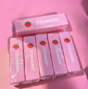 Bear Squishy Strawberry Milk Stick Slow-Rebound Squeeze Toy Puzzle-Soft PU/Polyurethane Vent Stress-Relief Gadget Muscle - Product Image 1