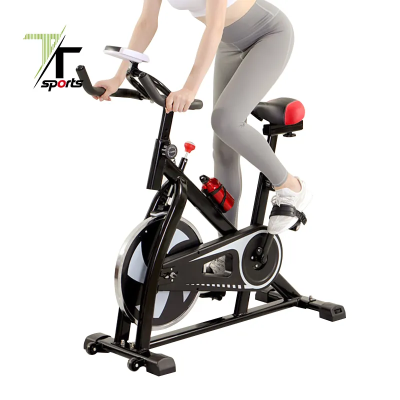 Ttsports Hometrainer Indoor Cycling Fiets Stationaire Fietsen Cardio Workout Machine Rechtop Fiets Riem Drive Home Gym