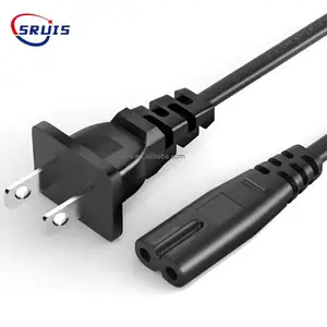 Black Color 6Ft Computer Power Cord IEC320 Plug and Socket Standard IEC Extension Cord C14 to C13