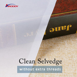 Aroddy tùy biến kích thước sống gấp rèm vải lanh bán <span class=keywords><strong>Sheer</strong></span> các loại vải tấm ánh sáng trắng sang trọng <span class=keywords><strong>Sheer</strong></span> rèm - Product Image 2